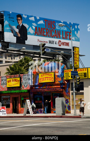 Tattoo Shop Hollywood Blvd Hollywood Los Angeles County California USA Stock Photo