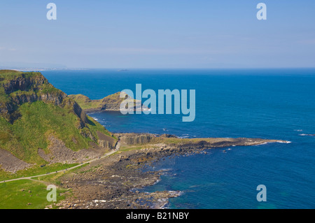 Giants Causeway north Antrim coastal path County Antrim Northern Ireland GB UK EU Europe Stock Photo