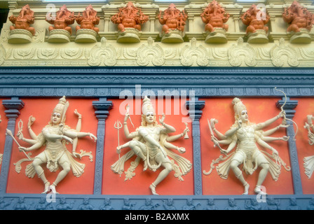 Sri Senpaga Vinayagar hindu Temple, details,  Singapore Stock Photo