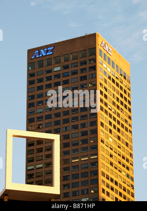 AUSTRALIA NEW ZEALAND BANK BUILDING MELBOURNE VICTORIA AUSTRALIA Stock Photo