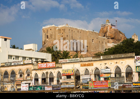 India Tamil Nadu Tiruchirappalli Rock Fort Temple Stock Photo