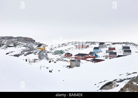 Kulusuk in Greenland Stock Photo