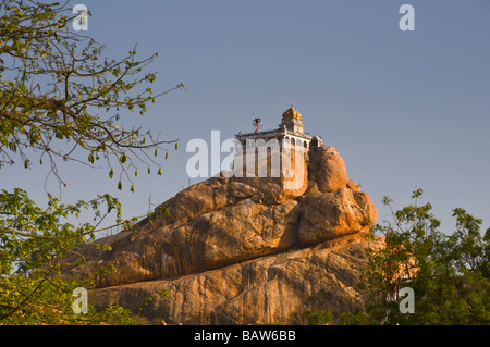 Rock Fort Temple Trichy Tamil Nadu India Stock Photo