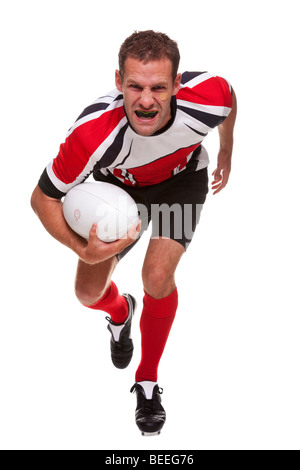 Rugby player - part of a series Stock Photo