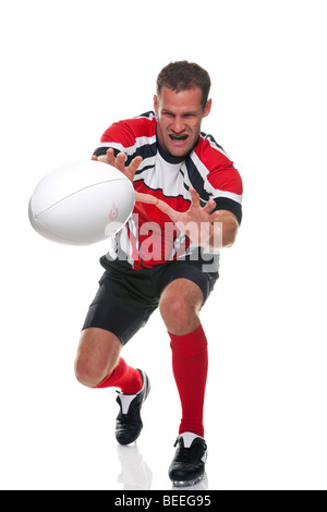 Rugby player - part of a series Stock Photo