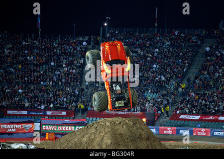 Monster Truck show during Monster Jam, Katowice, Poland Stock Photo