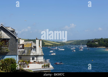 View over  Salcombe, Devon, England, United Kingdom Stock Photo