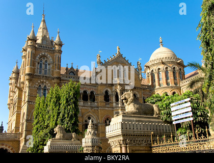 Chhatrapati Shivaji Terminus train station previously named Victoria ...