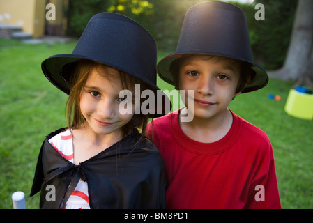 Children in costume, portrait Stock Photo