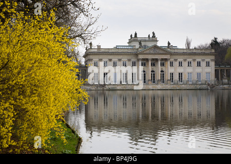 Lazienki Palace, Royal Baths Park, Warsaw Poland Stock Photo