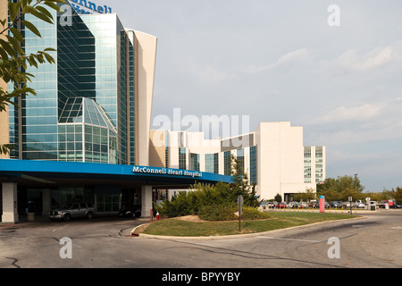 McConnell Heart Hospital at Riverside Methodist Hospital located in Columbus Ohio. Stock Photo