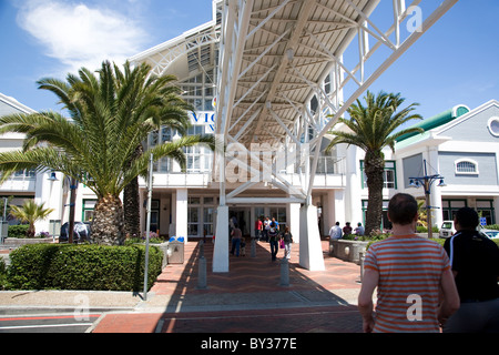 Victoria Wharf entrance at Waterfront in Cape Town Stock Photo