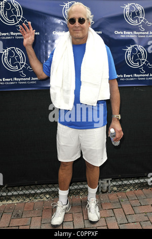 Chevy Chase The 19th Annual Chris Evert/Raymod James Pro-Celebrity Tennis Classic at the Delray Tennis Center - Courtside Stock Photo