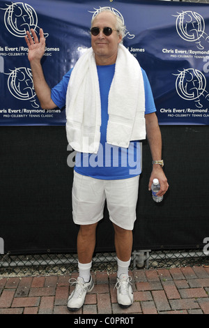 Chevy Chase  The 19th Annual Chris Evert/Raymod James Pro-Celebrity Tennis Classic at the Delray Tennis Center - Courtside Stock Photo