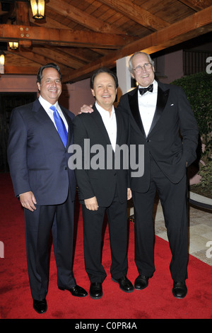 Jon Lovitz, Billy Crystal and Chevy Chase The 19th Annual Chris Evert/Raymod James Pro-Celebrity Tennis Classic at the Delray Stock Photo