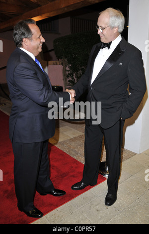 Jon Lovitz and Chevy Chase The 19th Annual Chris Evert/Raymod James Pro-Celebrity Tennis Classic at the Delray Tennis Center - Stock Photo