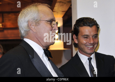 Chevy Chase and Gavin Rossdale  The 19th Annual Chris Evert/Raymod James Pro-Celebrity Tennis Classic at the Delray Tennis Stock Photo