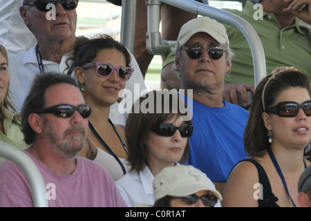 Caley Chase and Chevy Chase The 19th Annual Chris Evert/Raymod James Pro-Celebrity Tennis Classic at the Delray Tennis Center - Stock Photo