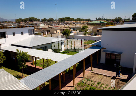 'Etafeni' day health center in the Nyanga township, kindergarten and support for people living with AIDS, Cape Town Stock Photo