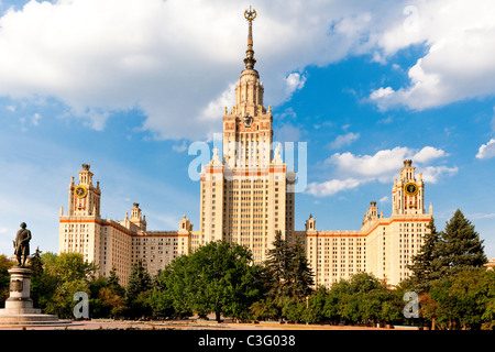 Moscow State University, Sparrow Hills, Moscow, Russian Federation Stock Photo