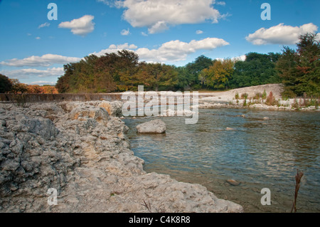 Frio River at Garner State Park in Concan, Texas, United States Stock Photo