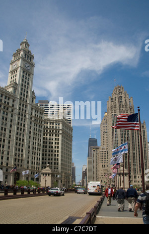 Michigan Avenue, Chicago, Illinois, USA Stock Photo