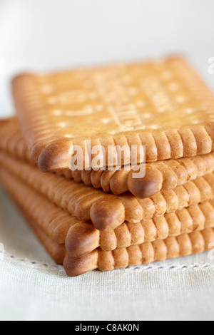 Rich tea biscuits Stock Photo