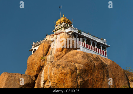 Rock Fort Temple Trichy Tamil Nadu India Stock Photo