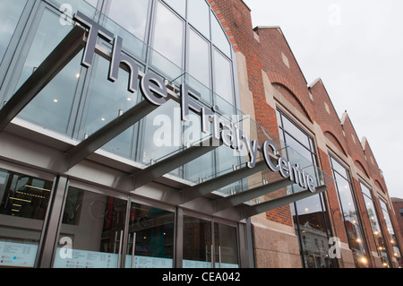 ENGLAND, UK - 23rd January 2012  - Entrance to The Friary Centre, a shopping centre in Guildford, Surrey. Stock Photo