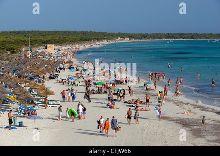 Platja des Trenc, Colonia de Sant Jordi, Mallorca (Majorca), Balearic Islands, Spain, Mediterranean, Europe Stock Photo