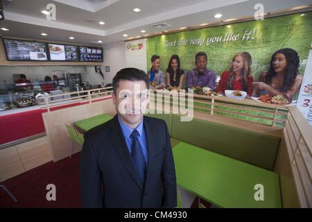 Sept. 24, 2012 - Los Angeles, California (CA, United States - Manuel Villareal, executive vice president of Yoshinoya USA. (Credit Image: © Ringo Chiu/ZUMAPRESS.com) Stock Photo