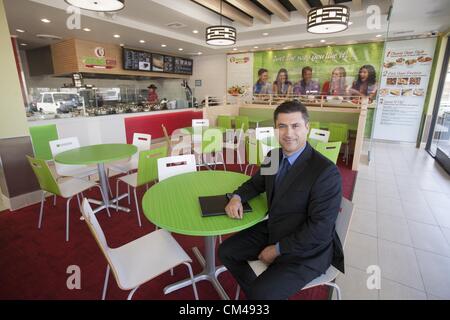 Sept. 24, 2012 - Los Angeles, California (CA, United States - Manuel Villareal, executive vice president of Yoshinoya USA. (Credit Image: © Ringo Chiu/ZUMAPRESS.com) Stock Photo