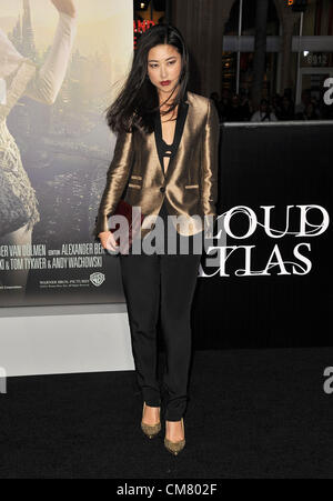 Oct. 24, 2012 - Los Angeles, California, U.S. - Zhu Zhu Attending the Los Angeles Premiere of ''Cloud Atlas'' held at the Grauman's Chinese Theatre in Hollywood, California on October 24, 2012. 2012(Credit Image: © D. Long/Globe Photos/ZUMAPRESS.com) Stock Photo