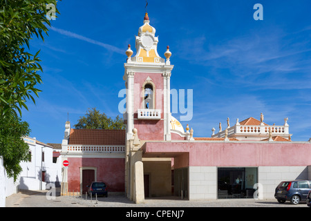 Entrance to the Pousada de Estoi (Palacio de Estoi) hotel, Estoi, Algarve, Portugal Stock Photo