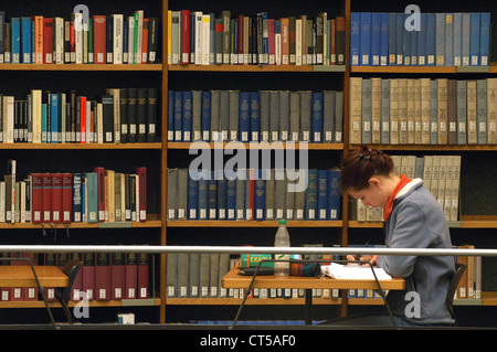 Library of the Albert-Ludwigs-University in Freiburg Stock Photo