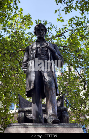 Abraham Lincoln Statue on Parliament Square in London UK Stock Photo