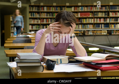 Library of the Albert-Ludwigs-University in Freiburg Stock Photo