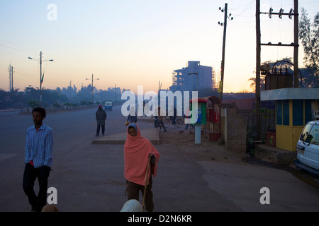 Early morning, Bahir Dar, Ethiopia, Africa Stock Photo