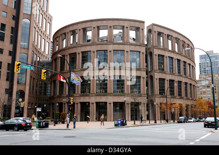 Vancouver public library BC Canada Stock Photo