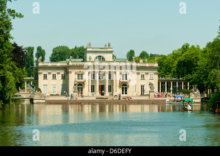 Palace on the Water, Royal Lazienki Park, Warsaw, Poland Stock Photo