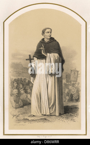 St Bernard of Clairvaux Stock Photo