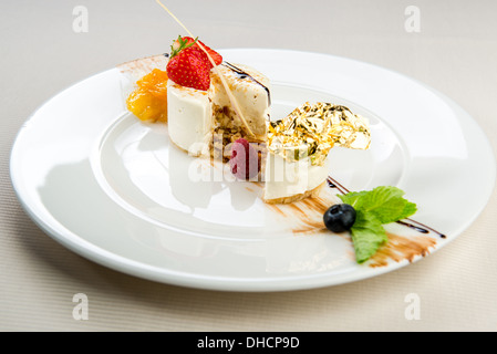 Panna Cotta dessert Stock Photo