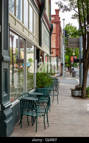 Cafe on Main Street in downtown Pendleton, Oregon, USA Stock Photo