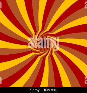 curved rays pattern Stock Vector