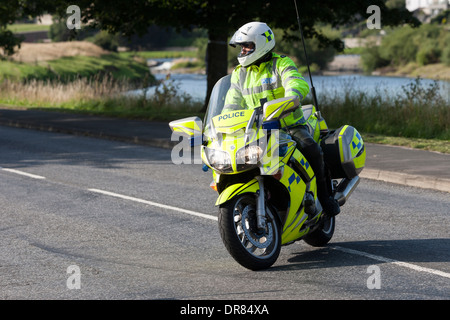 Lothian & Borders motorcycle police, Scotland Stock Photo