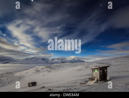 Landscape from the Abisko Sky Station, Abisko , Lapland, Sweden Stock Photo