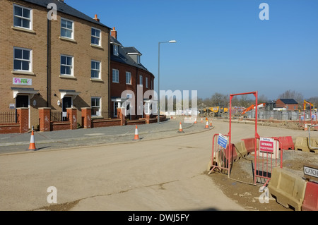 House building near Buckingham in north buckinghamshire UK Stock Photo