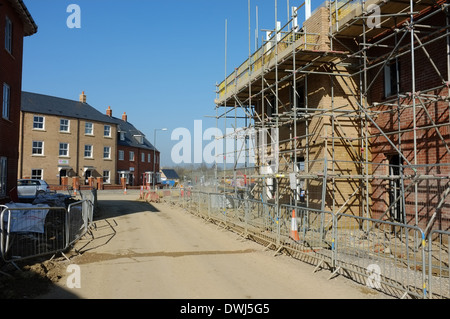 House building near Buckingham in north buckinghamshire UK Stock Photo