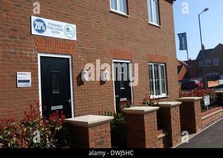 House building near Buckingham in north buckinghamshire UK Stock Photo