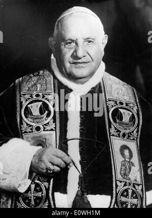 Portrait of the 261st Pope John XXIII Stock Photo